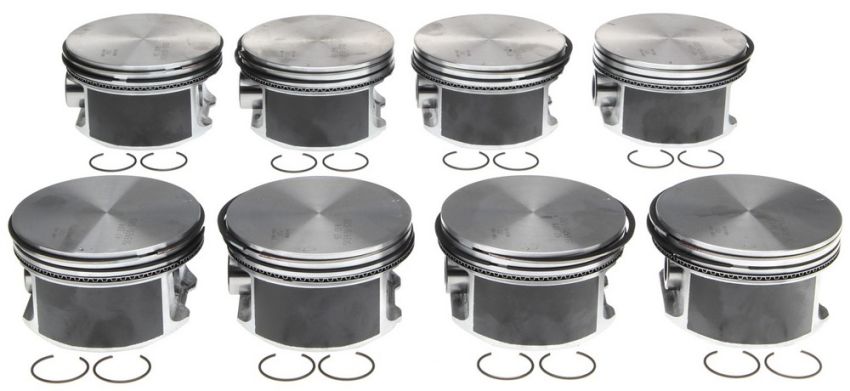 Mahle OE 2243443WR DCX 4.7L EVA SOHC V8 513420WR-STD w/ PCR Piston With Rings Set (Set of 8)