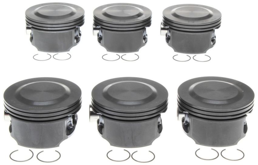 Mahle OE GMC Trk4.2L I-6 Vin S 02-05 3.5L I-5 Vin 6 & 2.8L I-4 Vin 8 04-06 Piston Set (Set of 6)