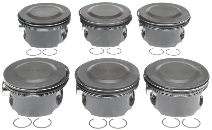 Mahle OE 2243448WR GM 4.2L DOHC 6 CYL STD w/ PCR Piston With Rings Set (Set of 6)