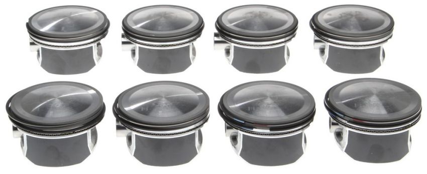 Mahle OE 2243449WR040 DCX 5.7L HEMI V8 1.00MM w/ PR Piston With Rings Set (Set of 8)