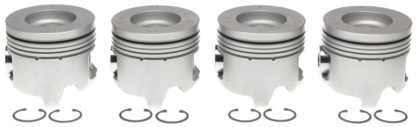 Mahle OE GMC Trk 6.6L V8 Duramax Diesel 2001-2005 Right Hand Piston Piston Set (Set of 4)