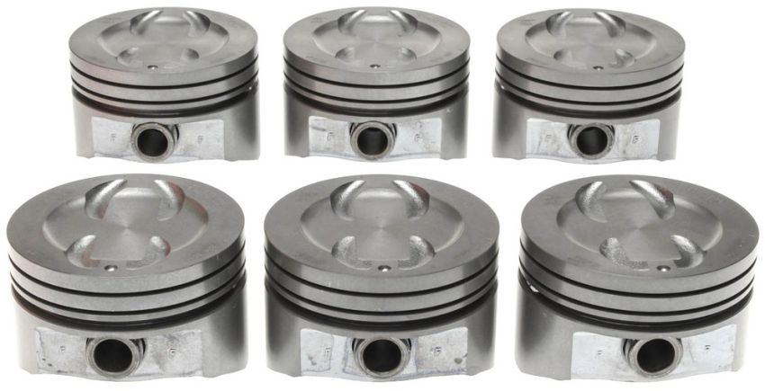 Mahle OE GM 4.3L V6 DISH STD w/ P Aftermarket Version Piston Set (Set of 6)