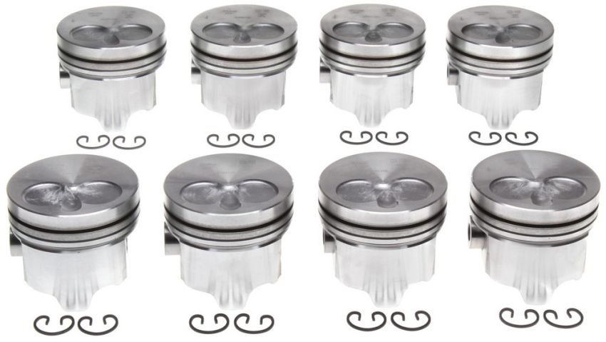 Mahle OE NAVI 7.3L IDI Diesel V8 .040 w/ PC Piston Set (Set of 8)