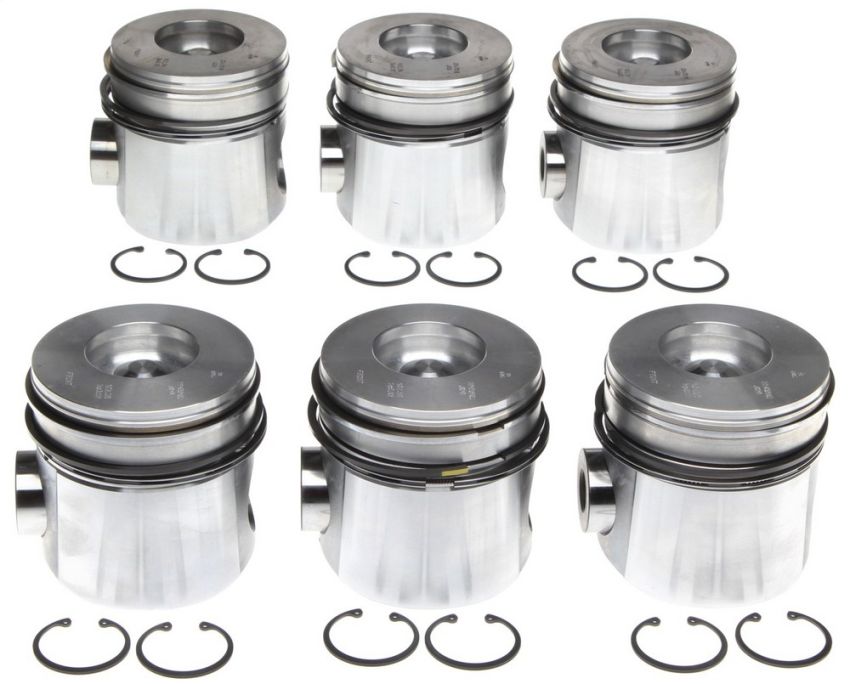 Mahle OE Cms 102mm/4.017 Bore B6 OE 3802564 Piston With Rings Set (Set of 6)