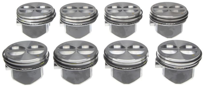 Mahle OE GM 5.7L 350 V8 FLT CT .020 w/ PR Moly Piston With Rings Set (Set of 8)