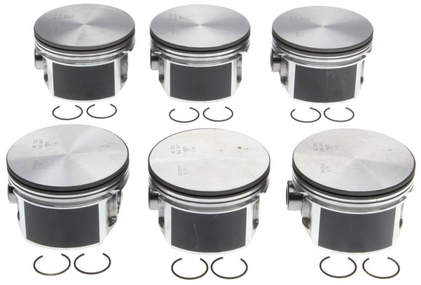 Mahle OE 2243549075MM DCX 2.7L DOHC V6 0.75MM w/ PC Piston Set (Set of 6)