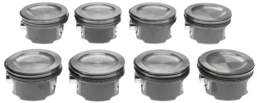 Mahle OE Ford 4.6L 90L77++A6 .75MM w/ PR Piston With Rings Set (Set of 8)
