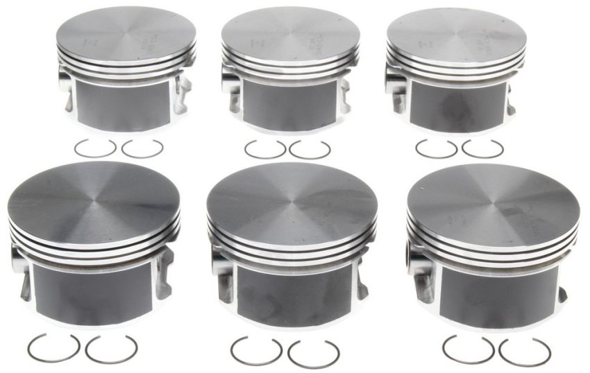 Mahle OE 2243564020 Dodge Trk & Jeep 3.7L Vin K 2002-2005 Piston Set (Set of 6)
