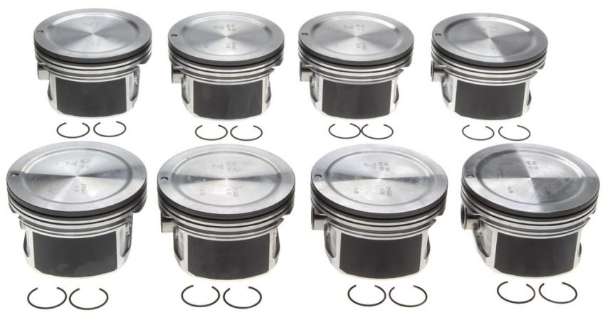Mahle OE GM 6.0L 02-05 Vin U 0.25mm Reduced Compression Piston Set (Set of 8)