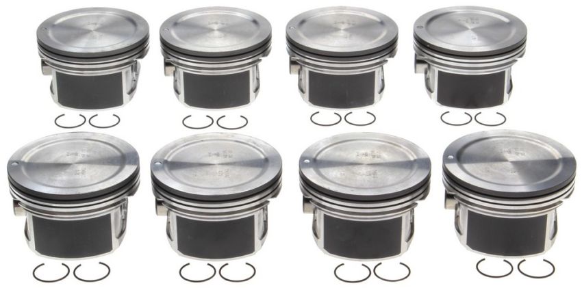 Mahle OE GM 6.0L 02-05 Vin U 0.75mm Reduced Compression Piston Set (Set of 8)
