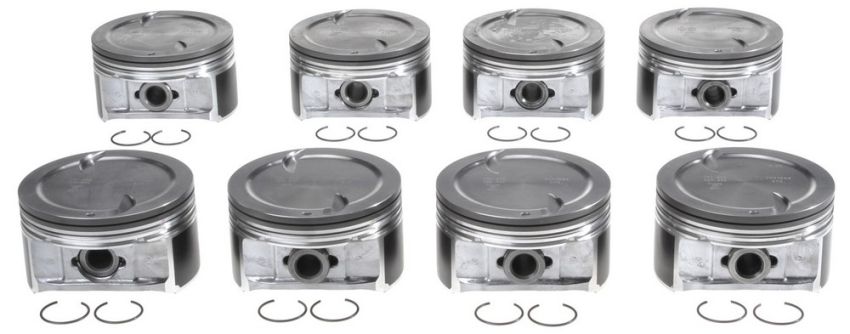 Mahle OE GM 6.0L 05-09 Vin U Reduced Compression Piston Set (Set of 8)