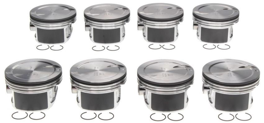 Mahle OE 2243664050MM GM 6.0L 05-09 Vin U 0.50MM Piston Set (Set of 8)
