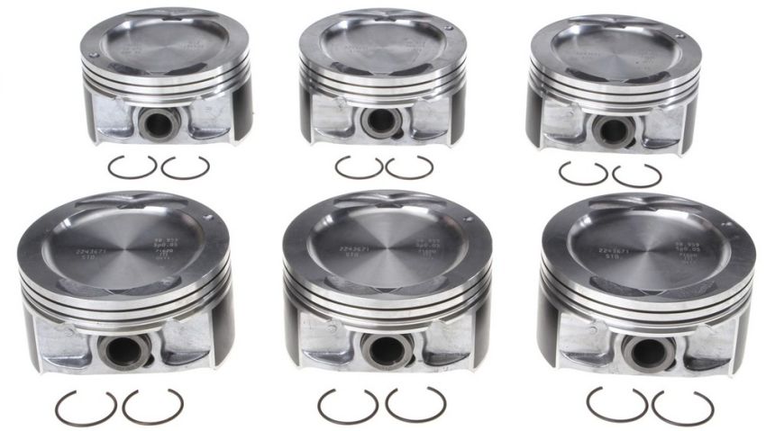 Mahle OE GM 3.5L / 3.9L 06-11 Piston Set (Set of 6)