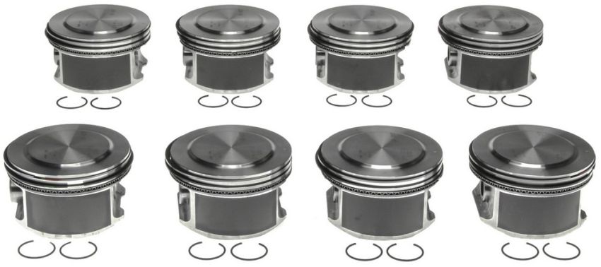 Mahle OE Dodge Trk 4.7L Vin J 05-07 & Jeep Grand Cherokee 4.7L Vin J Piston w/ Rings Set (Set of 8)