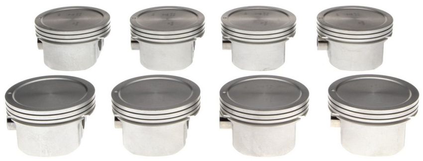Mahle OE GM 6.0L 99-02 Vin N and U Fixed Pin Piston Set (Set of 8)