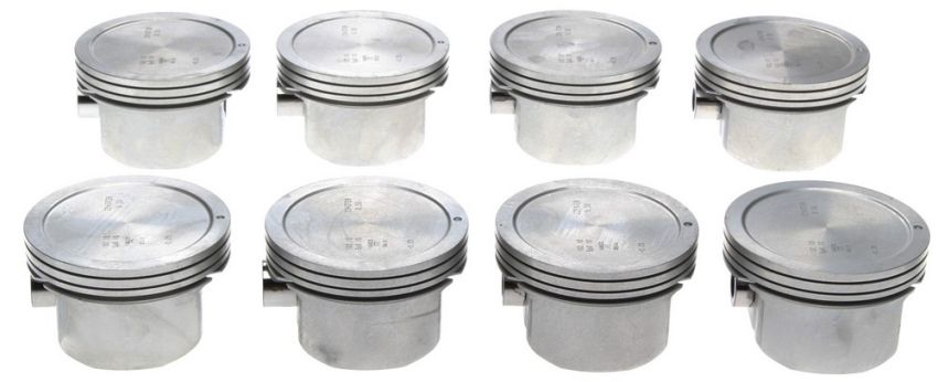 Mahle OE GM 6.0L 99-02 Vin N and U Fixed Pin .50MM Piston Set (Set of 8)