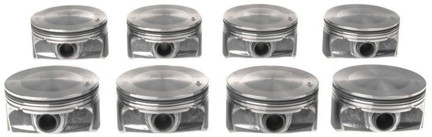 Mahle OE 2243731 Dodge Eagle HEMI 5.7L STD 2009-12 Dodge Charger Challenger Durango Piston Set (Set of 8)