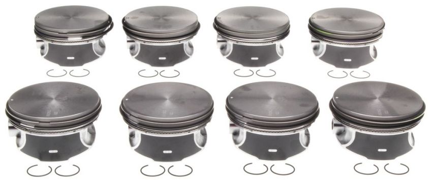 Mahle OE 2243760WR GM 6.2L LS3 08-15 Piston With Rings Set (Set of 8)