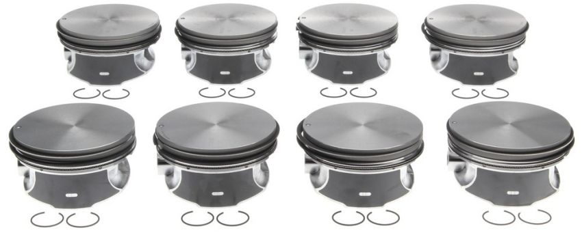 Mahle OE 2243760WR100MM GM 6.2L LS3 08-15 1.00MM Piston With Rings Set (Set of 8)
