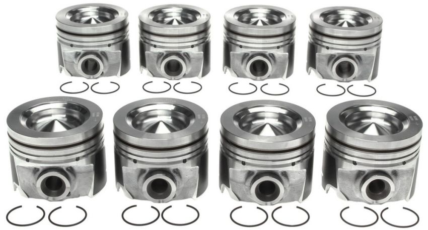 Mahle OE Ford 6.7L Scorpion 2011-2013 Piston Set (Set of 8)