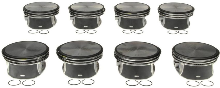 Mahle OE Chrysler 6.1L 2005-2010 0.50MM Piston With Rings Set (Set of 8) Pack of 8