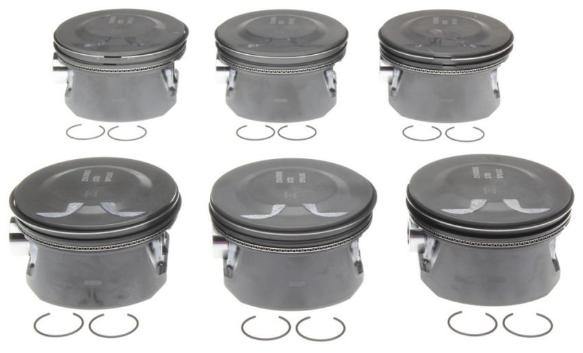 Mahle OE GM 4.2L 06-09 w/ Rings Piston With Rings Set (Set of 6)