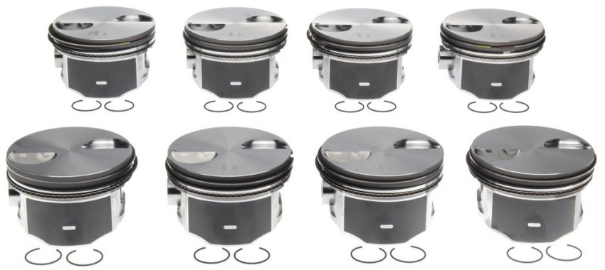 Mahle OE GM 4.8/5.3L 10-14 0.50MM Piston With Rings Set (Set of 8)