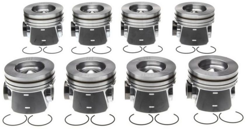 MAHLE 224-3891-0.50MM Engine Piston Set Pack of 8