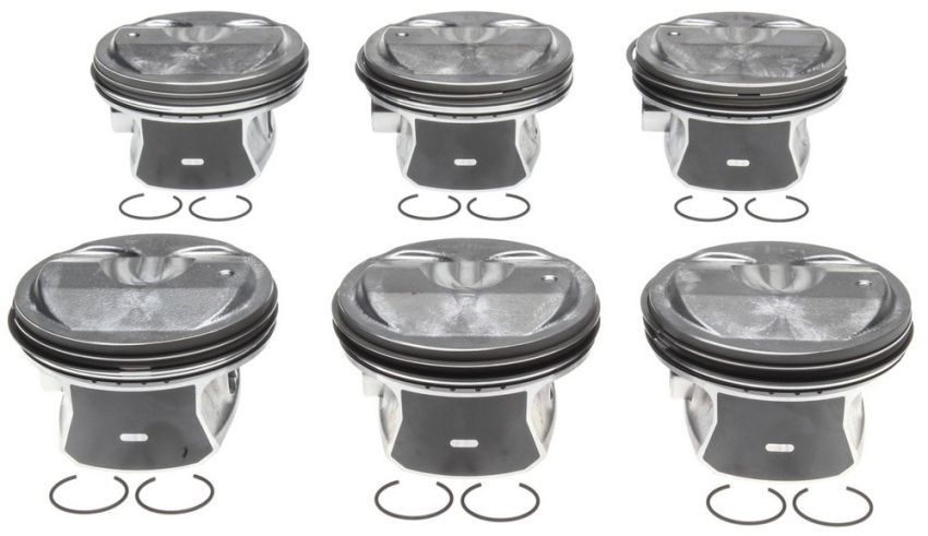 Mahle OE GM 3.6L LFX 12-15 Left and Right Pistons 0.75MM w/ Rings Piston With Rings Set (Set of 6)