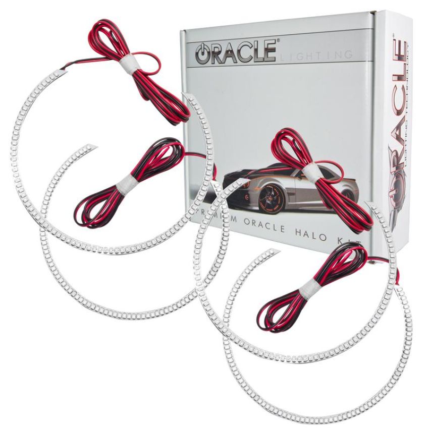 Oracle Lighting 2258-003 LED Halo Kit, Round Ring Design, Red
