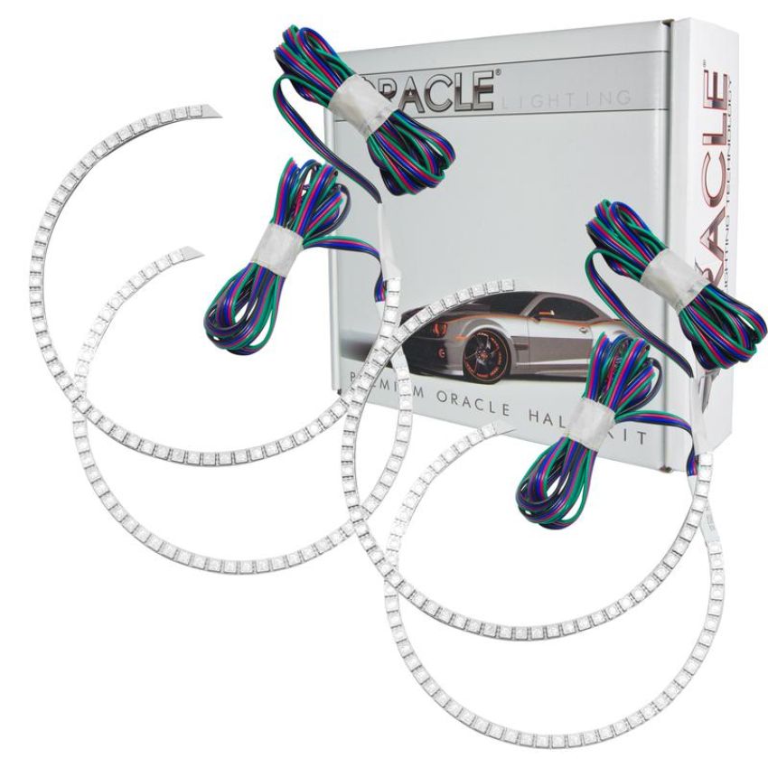 Oracle Lighting 2258-333 ColorSHIFT(tm) Halo Kit, Round Ring Design, ColorSHIFT(tm) 2.0