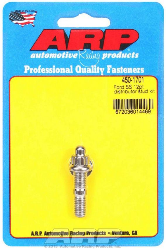 ARP ARP450-1701 Ford S/S Distributor Stud Kit 12pt.