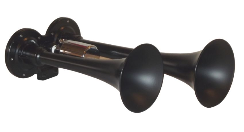 Kleinn Air Horns 101 Kleinn Black Dual Horn/ 10In/7.5In - XCR2.0 Coated Zinc Alloy