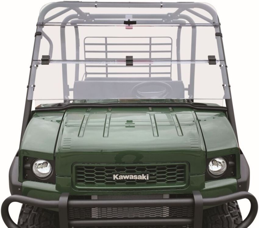 QuadBoss 375789 09-22 Kawasaki KAF620M Mule 4010 4x4 Windbreak Folding Windshield