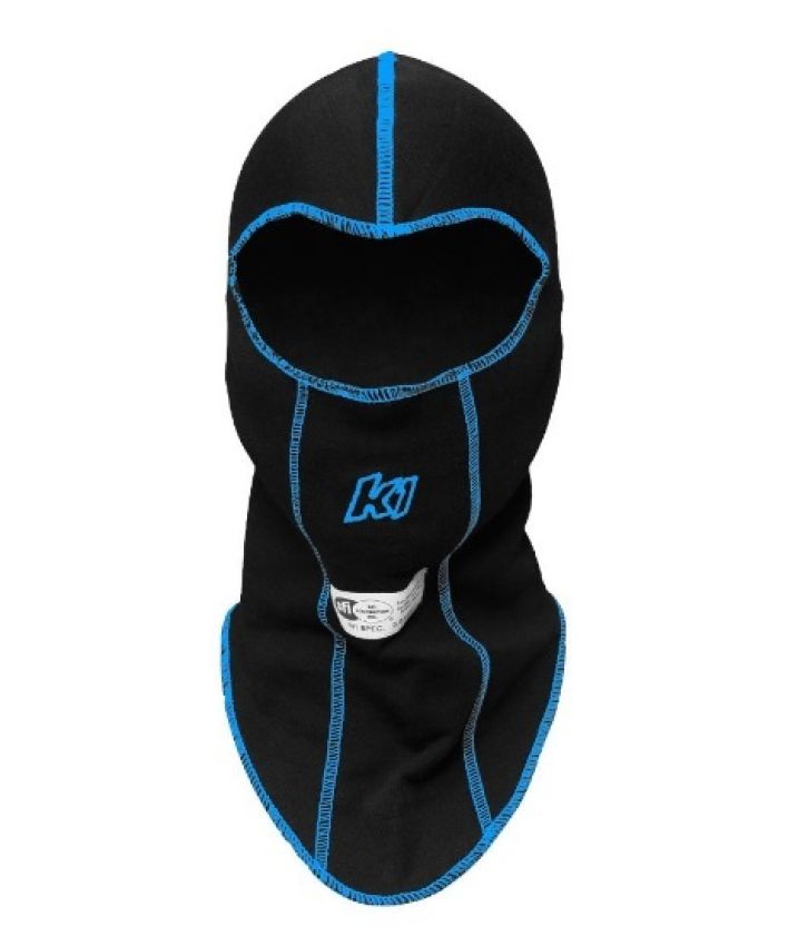 K1 RACEGEAR K1R26-SLH-N Balaclava Head Sock Black Single Layer