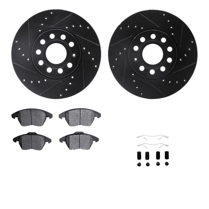 Dynamic Friction 8512-74055 Rotor Kit