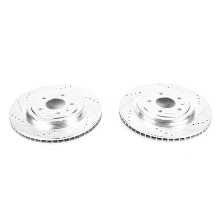 PowerStop AR82172XPR PowerStop Evolution Performance Drilled, Slotted & Plated Brake Rotor Pair