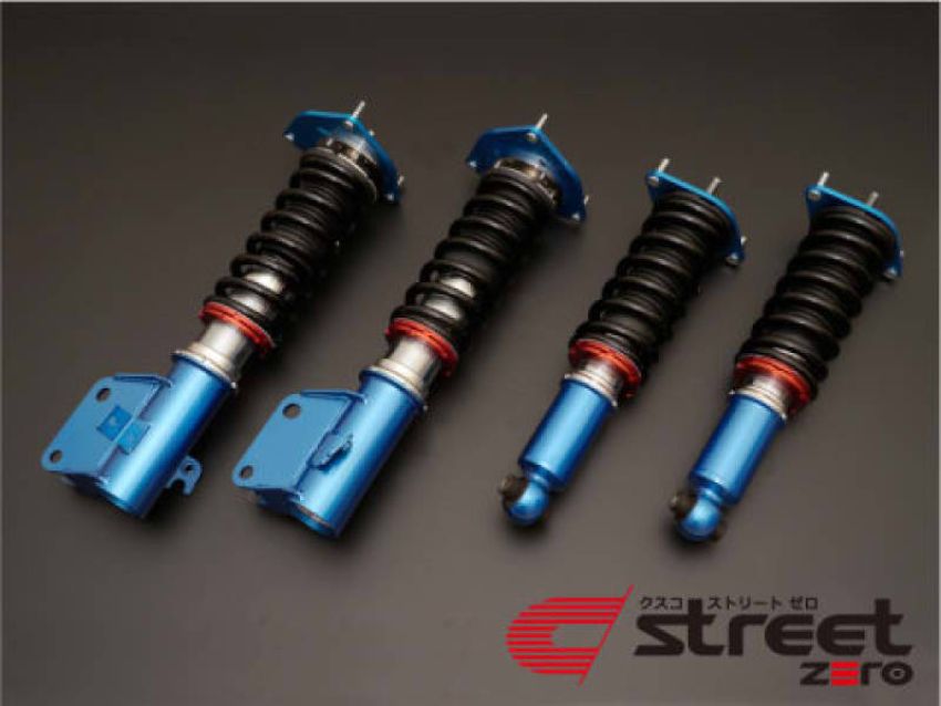 Cusco 6A1 61P CN Coilovers Street Zero Front -Pillow / Rear -Rubber Upper 2015+ WRX STI ONLY