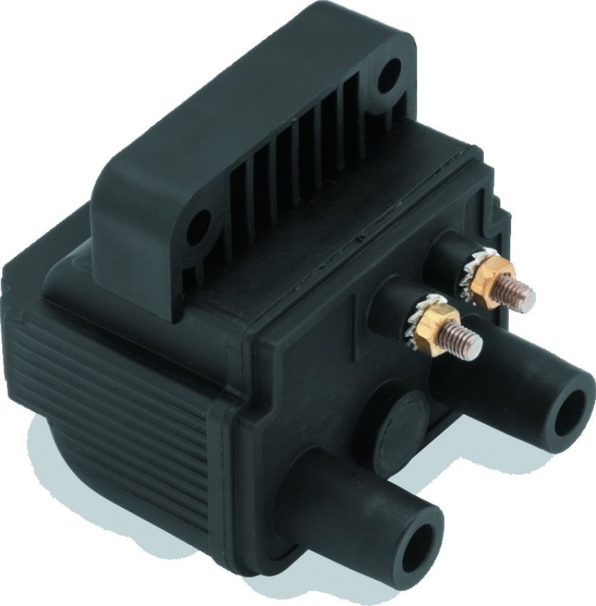 TwinPower 210547 Twin Power 65-79 Big Twin and XL Mini Ignition Coil Black Replaces H-D 31609-65A 5 Ohm