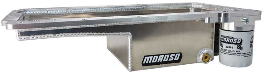 Moroso 21172 LS Miata Swap/Chevrolet Corvette C6 Road Race Baffled Aluminum Oil Pan
