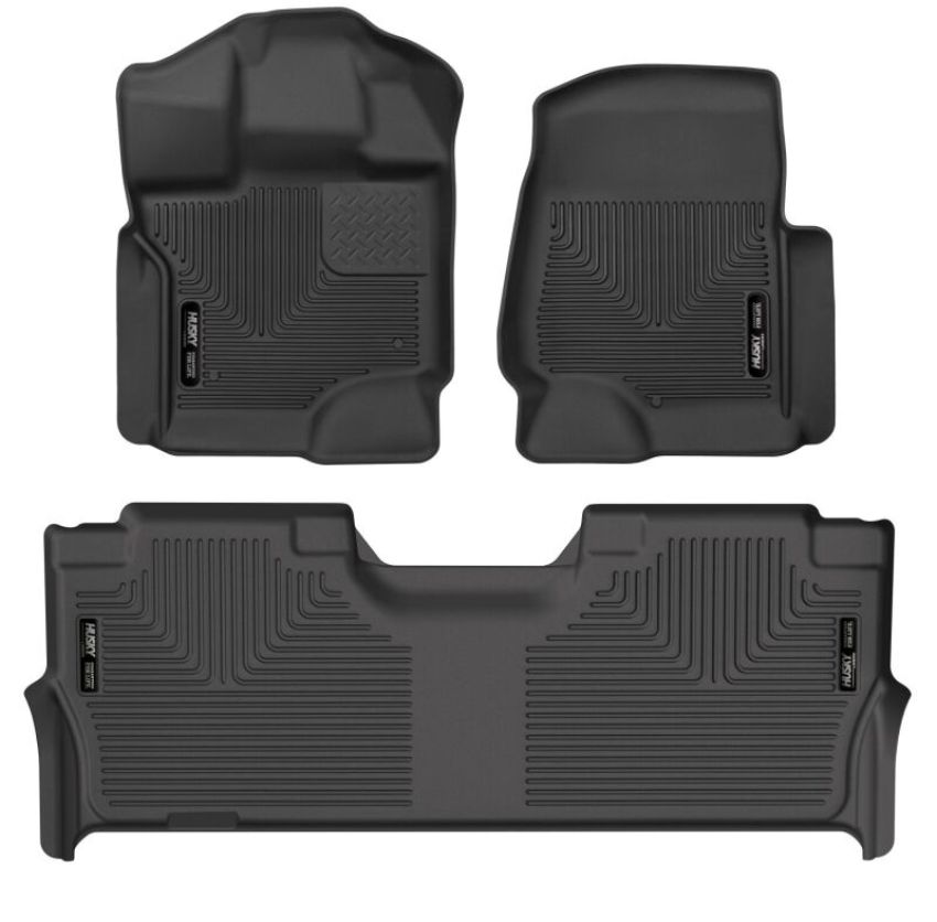 HUSKY LINERS HSK94061 Front & 2nd Seat Floor L iners Weatherbeater