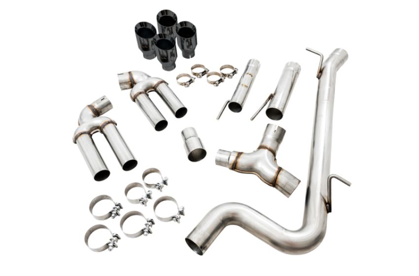 AWE Tuning 3015-43150 Audi 8V S3 Track Edition Exhaust w/Diamond Black Tips 102mm