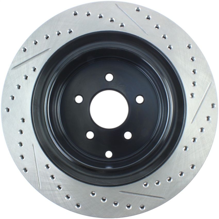 Stoptech 127.42105R 09 Infiniti FX50 SportStop Slotted & Drilled Rear Right Rotor