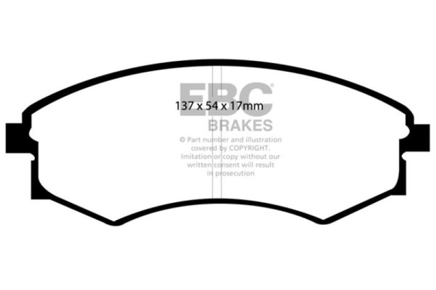 EBC Brakes UD449 Ultimax OEM Replacement Brake Pads