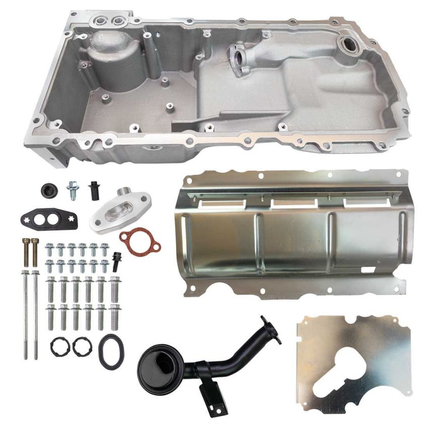 Moroso 20158 GM LT Gen V Wet Sump 6 Quart Capacity 5.5in Deep Aluminum Oil Pan