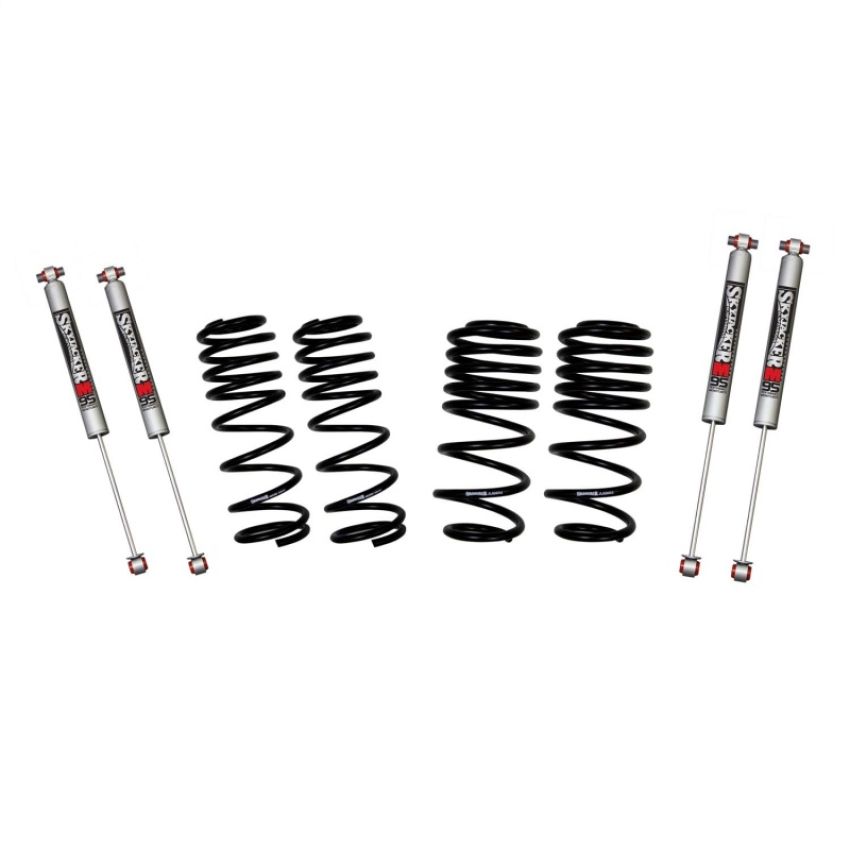 Skyjacker LOWJL025EPM 21-24 Jeep Wrangler (JL) 4XE Non-Rubicon 2-2.5in Lowering Sport Coils W/M95 Monotube Shock