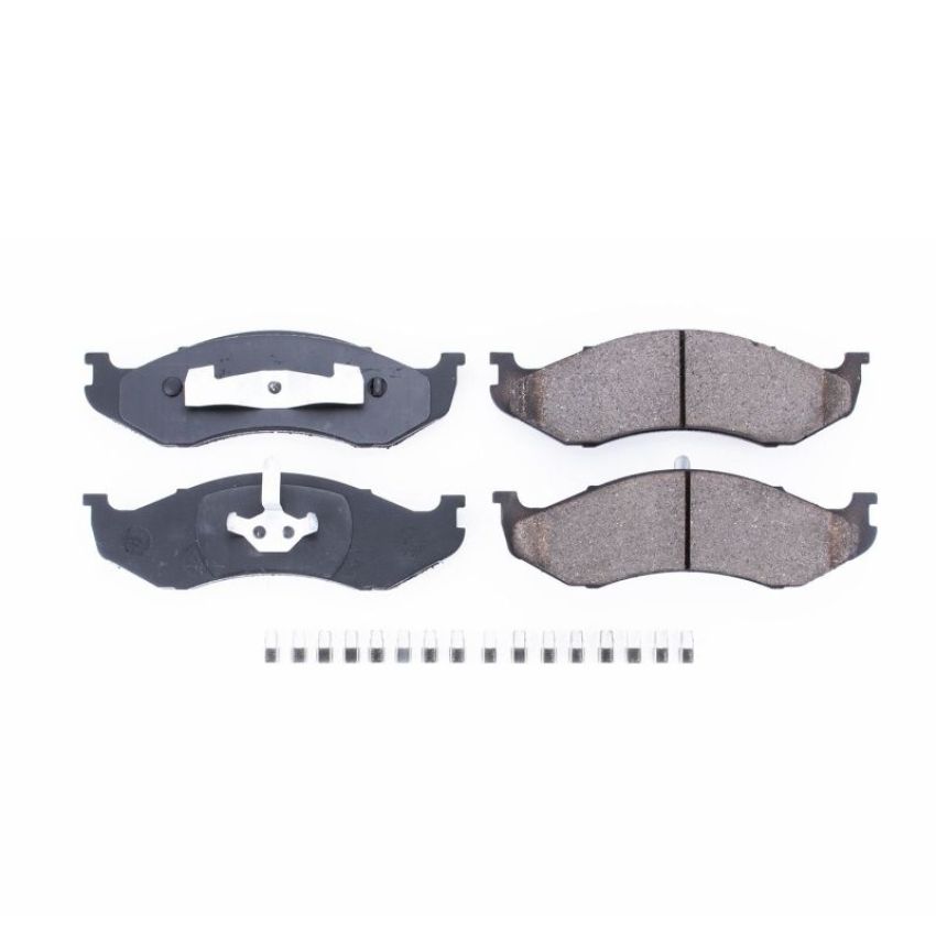 PowerStop 17-477 PowerStop - Z17 Low-Dust Ceramic Brake Pads with Hardware