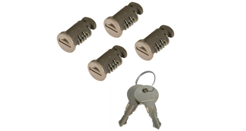 Rhino-Rack RLK-LOCK-4 Rhino Rack Lock Kit To Suit Leg (4 Pcs)