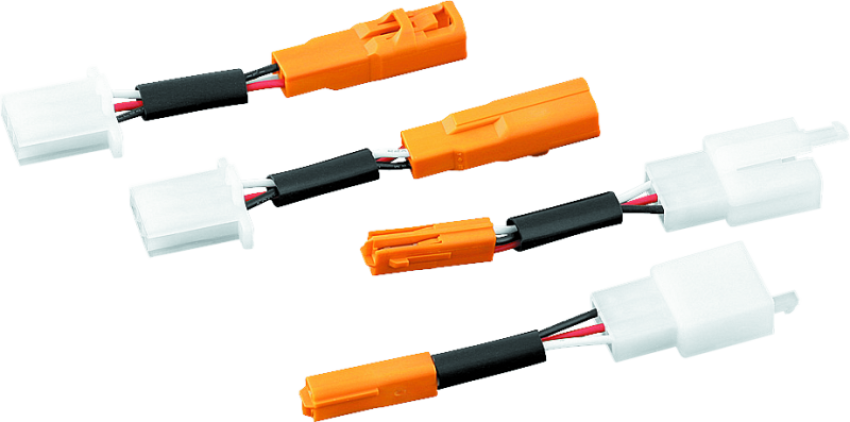 Kuryakyn 7300 Adapter Plug For Front Turn Signal Accent 06-17 Honda GL1800 (Pair)