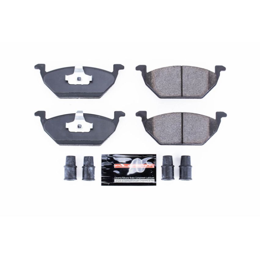 PowerStop Z23-768 PowerStop - Z23 Daily Driver Carbon-Fiber Ceramic Brake Pads with Hardware Kit